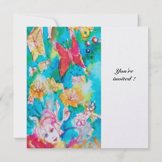 GRAPE FAIRE TALE 2 Metallisches Eis Einladung (Vorderseite)