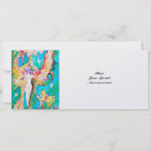 GRAPE FAIRE TALE 4 Metallisches Eis Einladung (Rückseite)