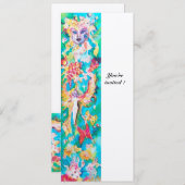 GRAPE FAIRE TALE 4 Metallisches Gold Einladung (Vorne/Hinten)