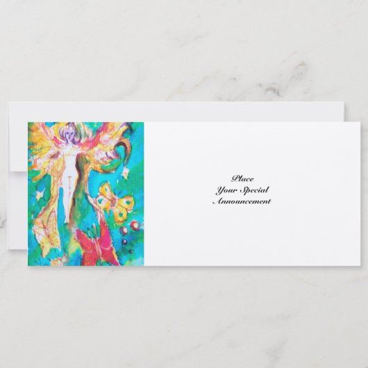 GRAPE FAIRE TALE 8 metallischer Champagner Einladung (Rückseite)