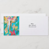 GRAPE FAIRE TALE 8 Metallisches Eis Einladung (Rückseite)