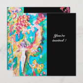 GRAPE FAIRY TALE1 schwarz Einladung (Vorne/Hinten)