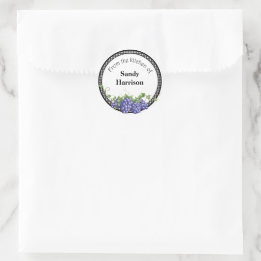 Grape Jelly Jar Stickers (Tasche)