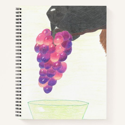 Grape&Nose notebook Notizblock (Vorderseite)