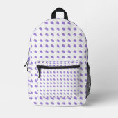 Grape patterned bedruckter rucksack (Vorderseite)