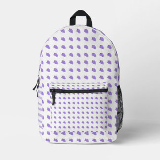 Grape patterned bedruckter rucksack