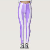 Grape Purple Stripe Leggings (Vorderseite)