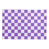 Grape soda checkerboard pattern kissenbezug (Rückseite-Links)