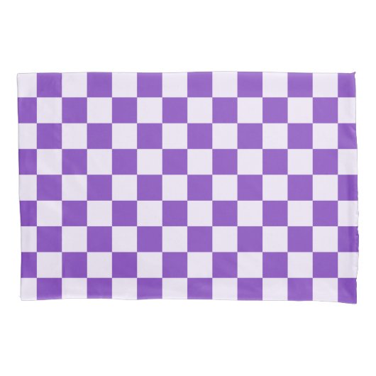 Grape soda checkerboard pattern kissenbezug (Vorderseite-Links)