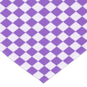 Grape soda checkerboard pattern kurzer tischläufer (Ecke)