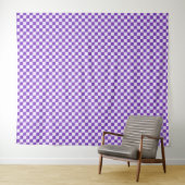 Grape soda checkerboard pattern wandteppich (Beispiel (Horizontal))