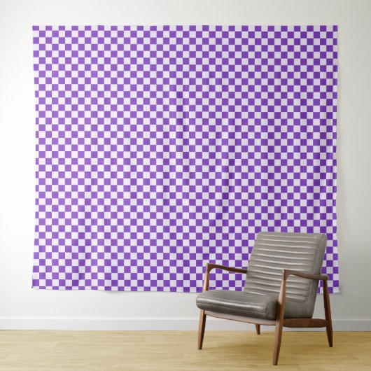 Grape soda checkerboard pattern wandteppich (Beispiel (Horizontal))