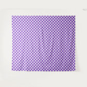 Grape soda checkerboard pattern wandteppich (Vorderseite (Horizontal))