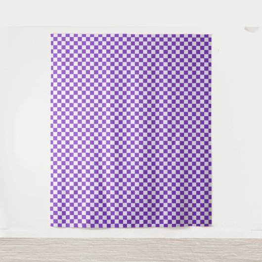 Grape soda checkerboard pattern wandteppich (Vorderseite)