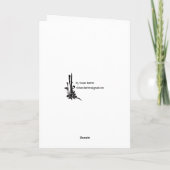 GRAPE VINE BIRTHDAY KARTE (Rückseite)