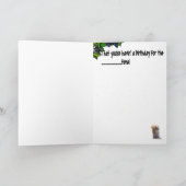 GRAPE VINE BIRTHDAY KARTE (Innenseite)