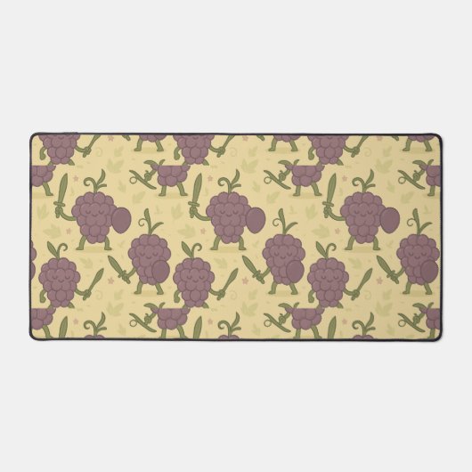 Grape Warriors Brave Fruit  Schreibtischunterlage (Vorderseite)