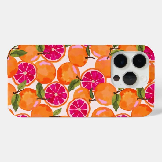 Grapefruit Case-Mate iPhone Hülle (Rückseite (Horizontal))