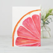 Grapefruit Einladung (Stehend Vorderseite)