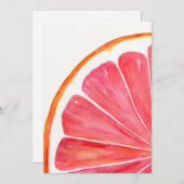 Grapefruit Einladung (Vorne/Hinten)