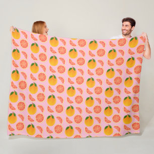 Grapefruit Fleecedecke