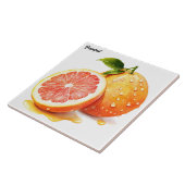 Grapefruit Fliese (Seite)