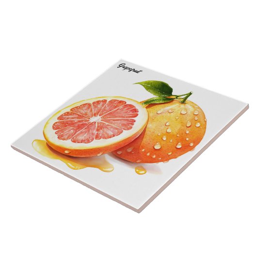 Grapefruit Fliese (Seite)