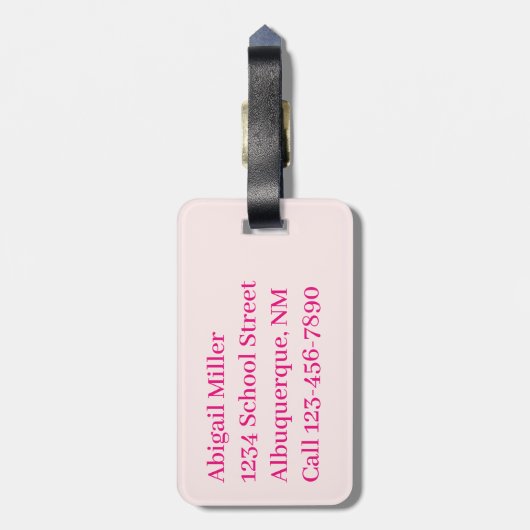 Grapefruit Gepäckanhänger (Rückseite vertikal)