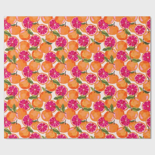 Grapefruit Geschenkpapier (Flach)
