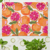 Grapefruit Geschirrtuch (Gefaltet)
