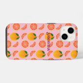 Grapefruit iPhone Hülle (Rückseite (Horizontal))