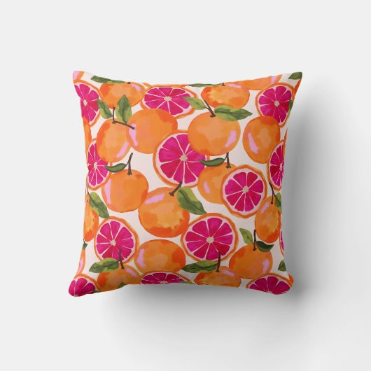 Grapefruit Kissen (Rückseite)