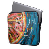 Grapefruit Lebendige Fruchtkunst Laptopschutzhülle (Vorderseite Links)