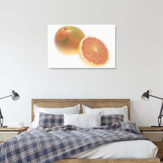 Grapefruit Leinwanddruck (Insitu (Schlafzimmer))