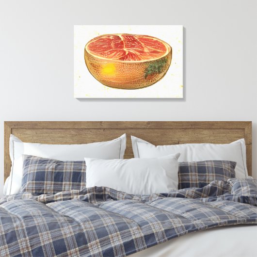 Grapefruit Leinwanddruck (Insitu (Schlafzimmer))