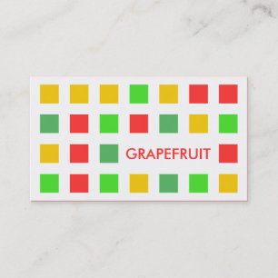 GRAPEFRUIT (Mod-Quadrate) Visitenkarte