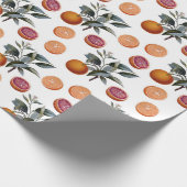 Grapefruit/Orange Geschenkpapier (Ecke)