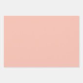 Grapefruit Pfirsich Glitter Brautparty Geschenkpapier Set (Vorderseite)