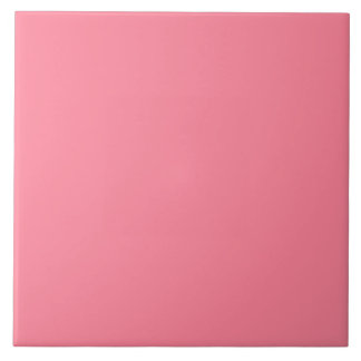 Grapefruit Pink Keramik Tile. Fliese