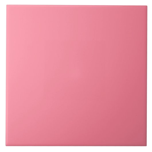 Grapefruit Pink Keramik Tile. Fliese (Vorderseite)