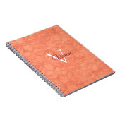 Grapefruit Pink Notizblock (Rechte Seite)