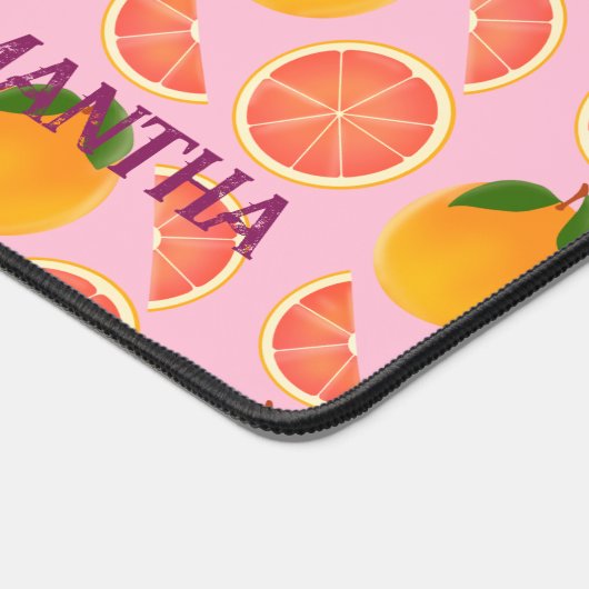 Grapefruit Schreibtischunterlage (Ecke)