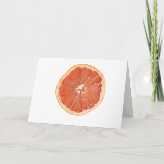Grapefruit Slice Karte (Vorderseite)