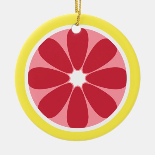 Grapefruit Slice Ornament (Vorne)
