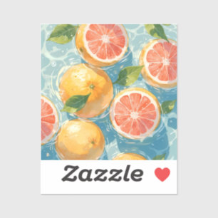 Grapefruit Splash Aufkleber