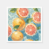 Grapefruit Splash Serviette (Vorderseite)