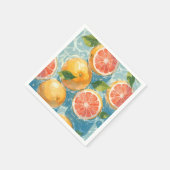 Grapefruit Splash Serviette (Ecke)