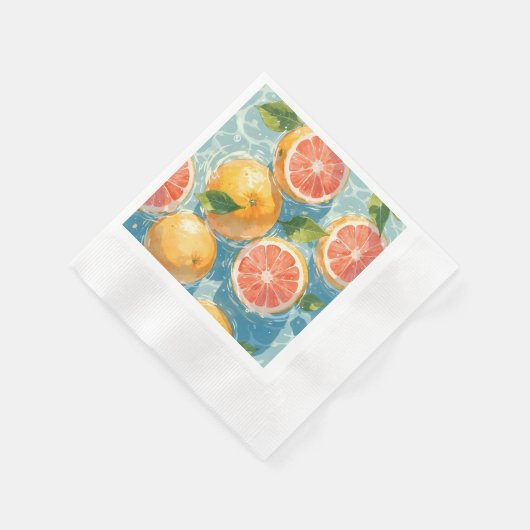 Grapefruit Splash Serviette (Ecke)