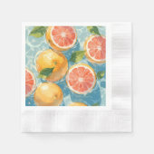 Grapefruit Splash Serviette (Vorderseite)
