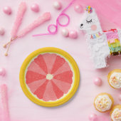 Grapefruit Summer Party Frucht Slice Pappteller (Party)